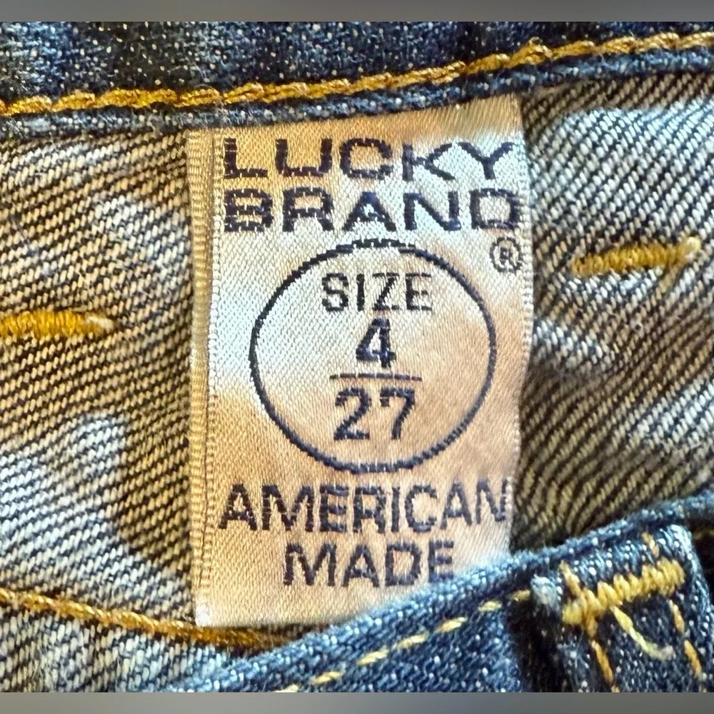 Lucky Brand Dungarees Vintage Bootcut Jeans Women's Size 4 27 Made In USA